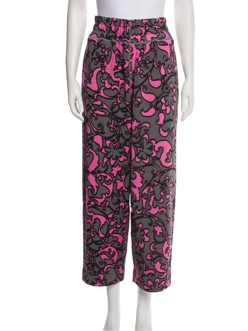 Marc Jacobs Pink & Gray Printed Sweatpants Sz. S